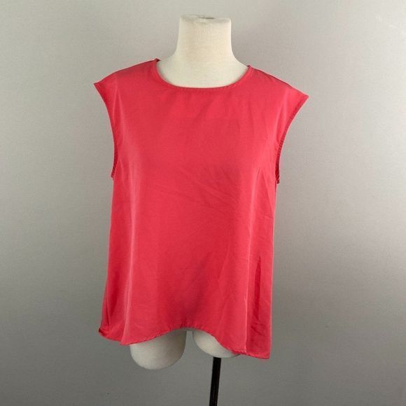 🌿4/$35‎ 🌿MONTEAU Pink Sleeveless Blouse - Picture 2 of 7